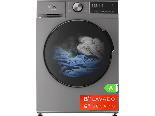 Lavasciuga - Nova 8/6X EVVO, 1350 rpm, 13 programmi, Inox